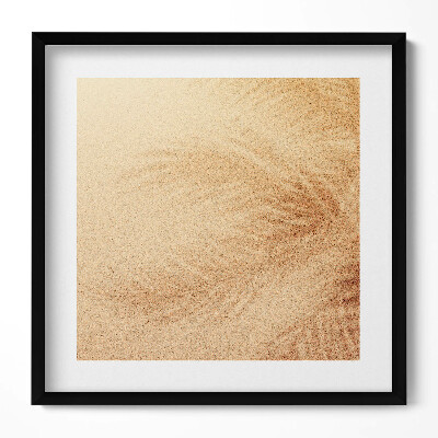 Tablou living cu rama unic Vacanță pe plajă cu nisip