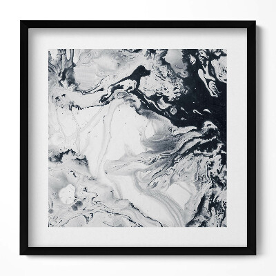 Tablou rama unic Abstracție de cerneală