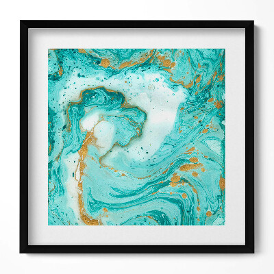 Tablou rama unic Textură decorativă de marmură