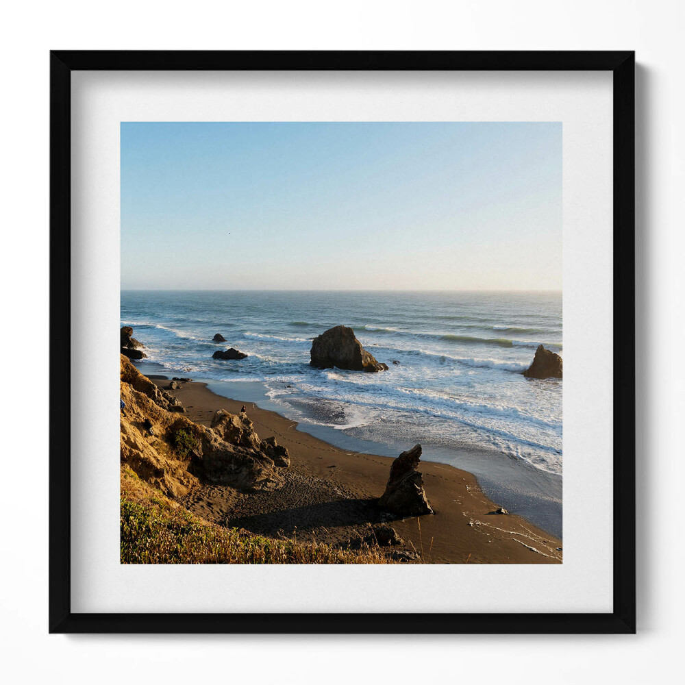 Tablou living cu rama unic Peisaj de pe litoral