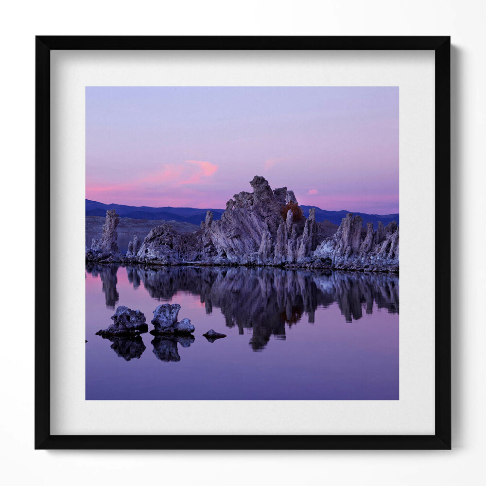 Tablou rama unic Reflexia rocilor în apă