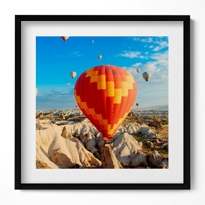 Tablou living cu rama unic Baloane zburătoare