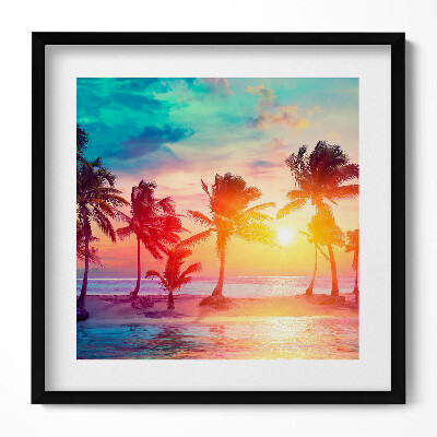 Tablou rama unic Palmieri din Miami la răsărit