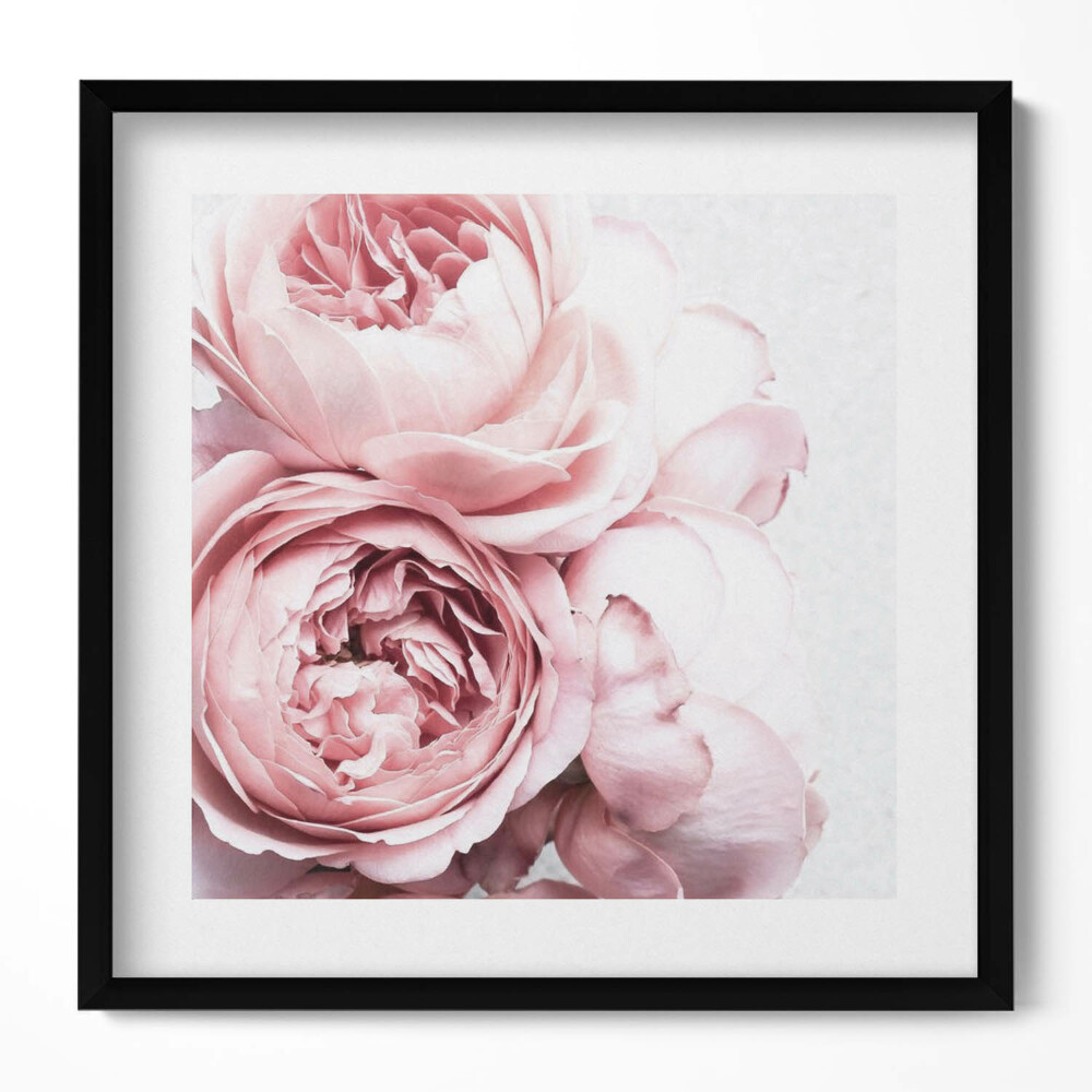 Tablou rama unic Buchet romantic delicat de flori