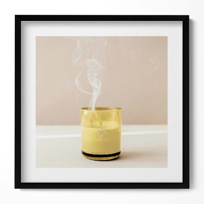 Tablou living cu rama unic Lumânare stinsă, stil boho