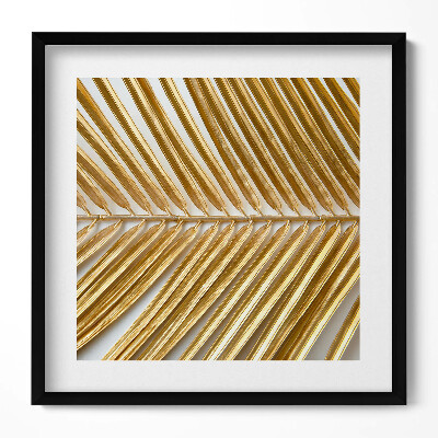 Tablou rama unic Glamourul foii de aur