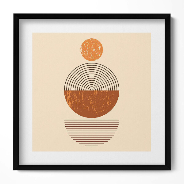 Tablou rama unic Artă boho geometrică