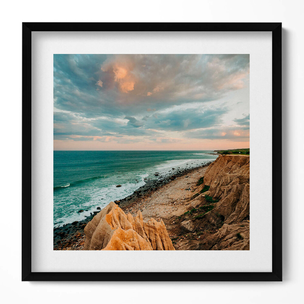 Tablou rama unic Peisaj de vară al mării, cerului și coastei