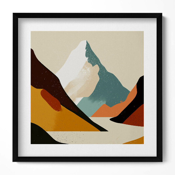 Tablou living cu rama unic Ilustrație a pietrelor colorate