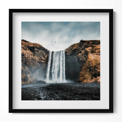 Tablou rama unic Cascadă printre stânci