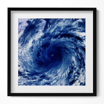 Tablou rama unic Fotografie NASA - vârtej de nori din spațiu