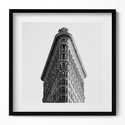 Tablou living cu rama unic Clădire simetrică