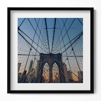Tablou rama unic Arhitectură Podul Brooklyn din Londra