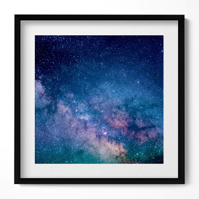 Tablou living cu rama unic Spațiu înstelat