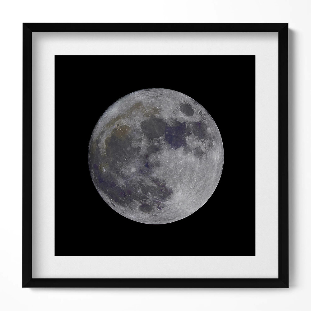 Tablou rama unic Lună plină pe cerul negru