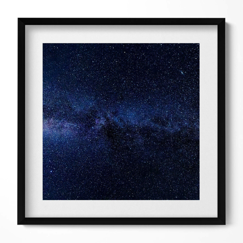 Tablou rama unic Fotografie cu spațiu și stele