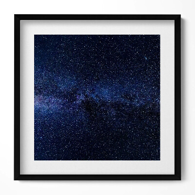 Tablou rama unic Fotografie cu spațiu și stele