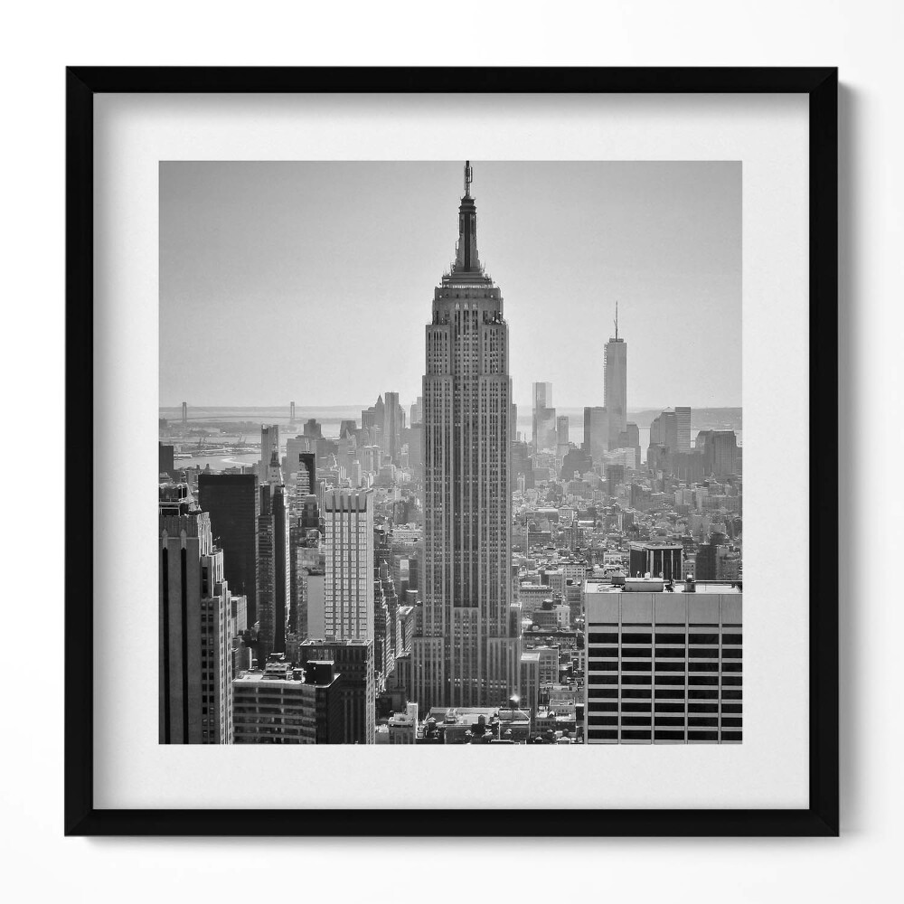 Tablou living cu rama unic Vedere a zgârie-norilor din New York