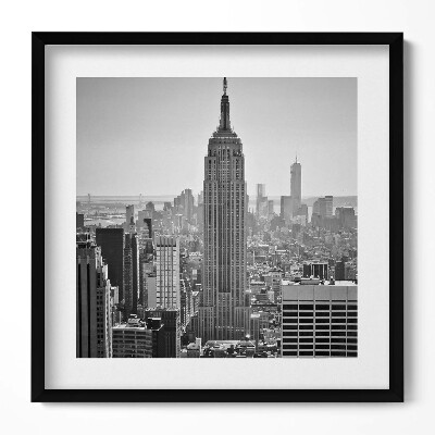 Tablou living cu rama unic Vedere a zgârie-norilor din New York