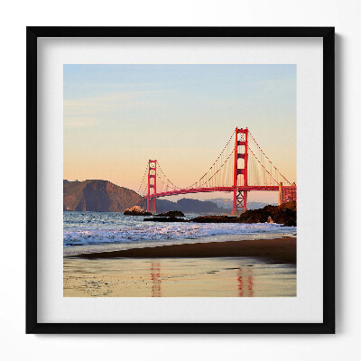 Tablou rama unic Peisajul Podului Golden Gate