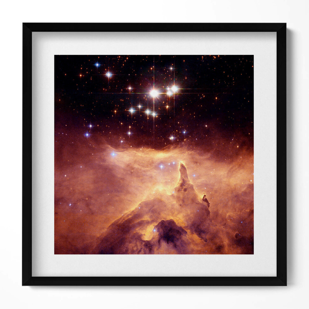 Tablou living cu rama unic Cer și spațiu stelar