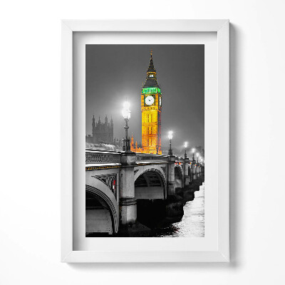 Tablou living cu rama decorativ Big Ben în Marea Britanie