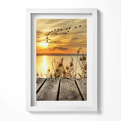 Tablou rama decorativ Dig la apus