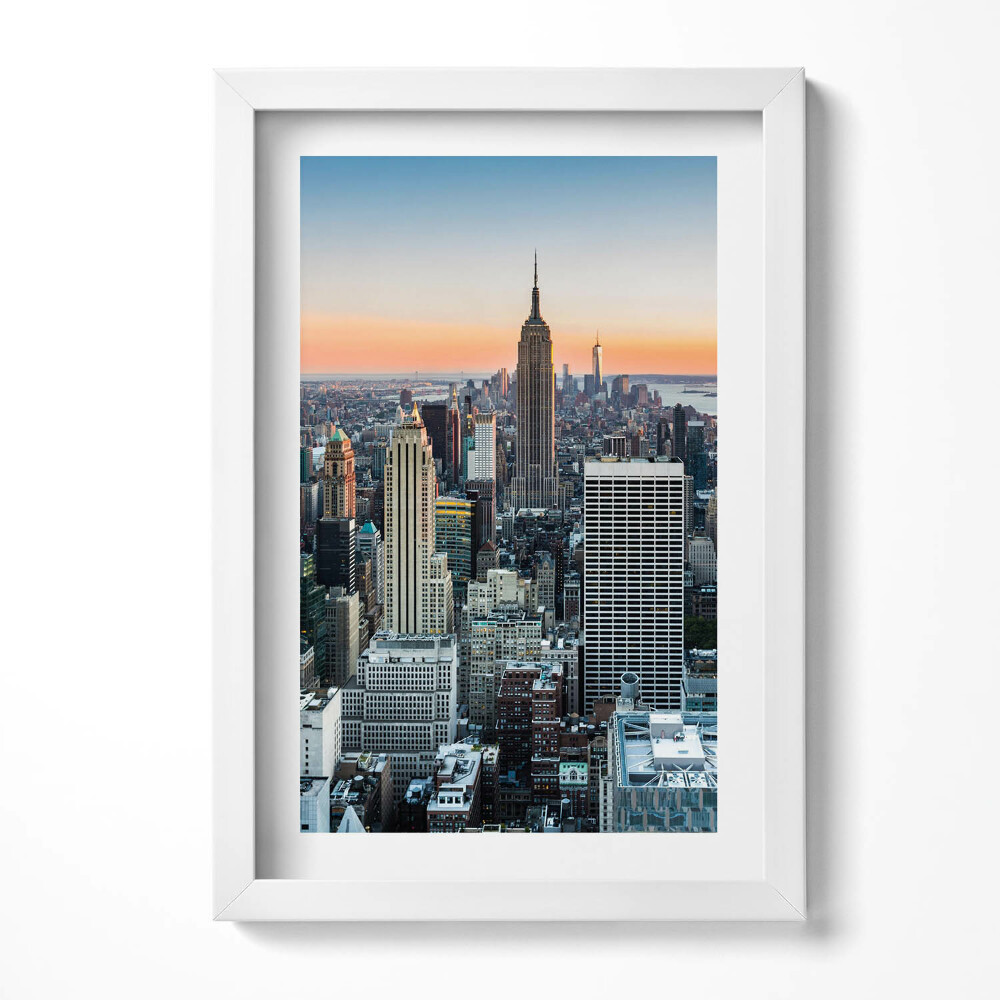 Tablou rama decorativ Vedere a arhitecturii din New York