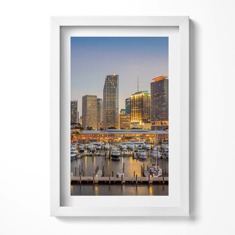 Tablou rama decorativ Panorama orașului mare