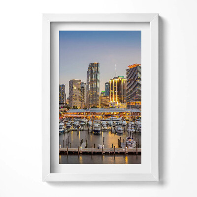 Tablou rama decorativ Panorama orașului mare