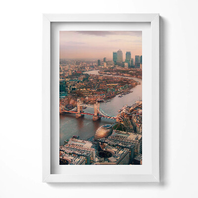 Tablou rama decorativ Londra din perspectivă