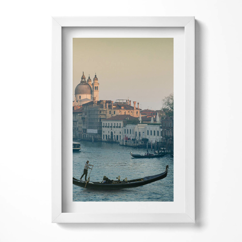 Tablou rama decorativ Gondola în Veneția - Italia