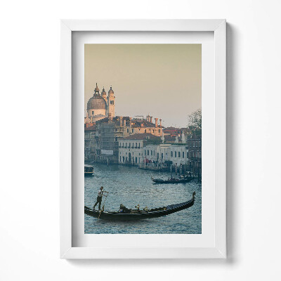 Tablou rama decorativ Gondola în Veneția - Italia