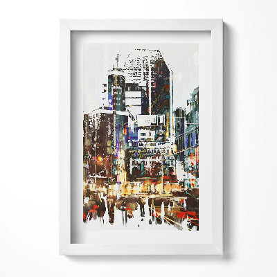 Tablou living cu rama decorativ New York - un oraș plin de viață