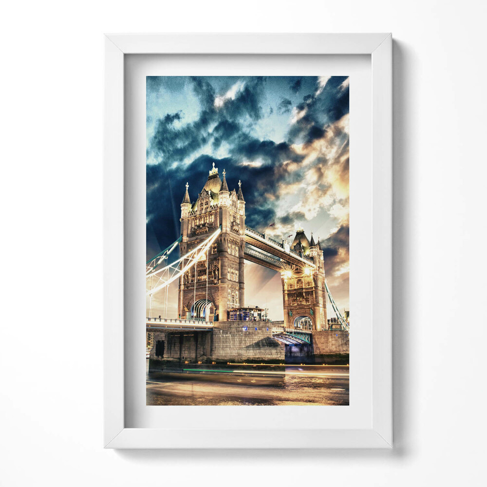 Tablou living cu rama decorativ Podul Turnului din Londra