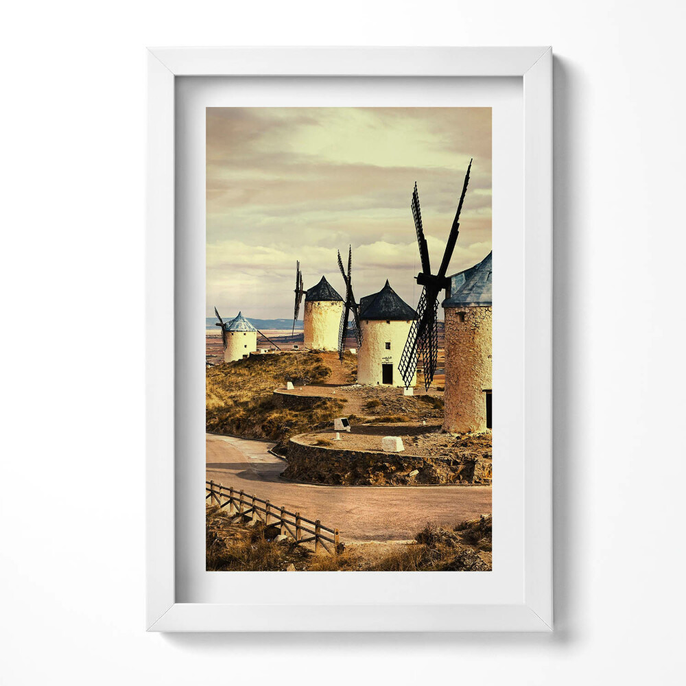 Tablou rama decorativ Morile de vânt din Cosuegra