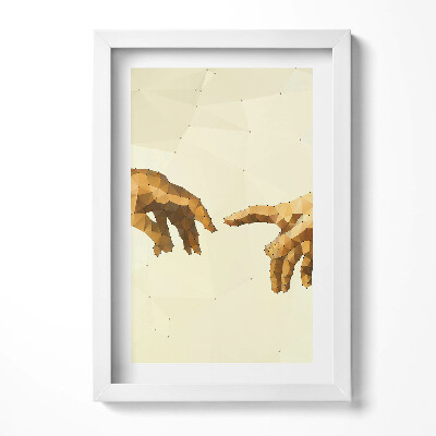 Tablou rama decorativ Crearea lui Adam