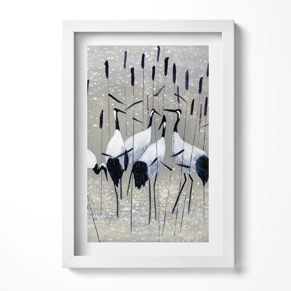 Tablou rama decorativ Macarale în stuf