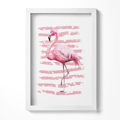 Tablou living cu rama decorativ Flamingo