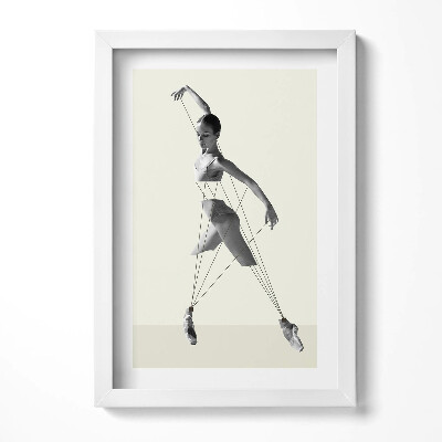 Tablou living cu rama decorativ Dansatoare abstractă