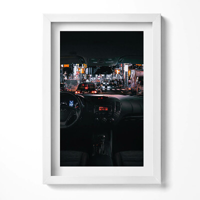 Tablou rama decorativ Mașină în Tokyo