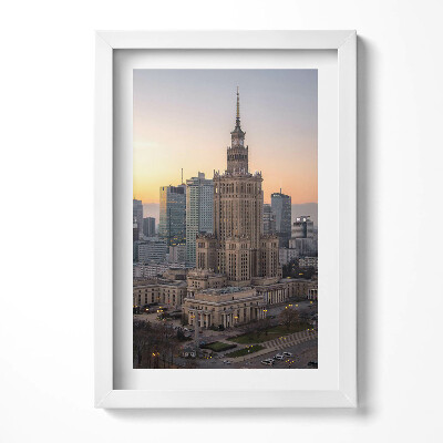 Tablou living cu rama decorativ Palatul Culturii și Științei Varșovia