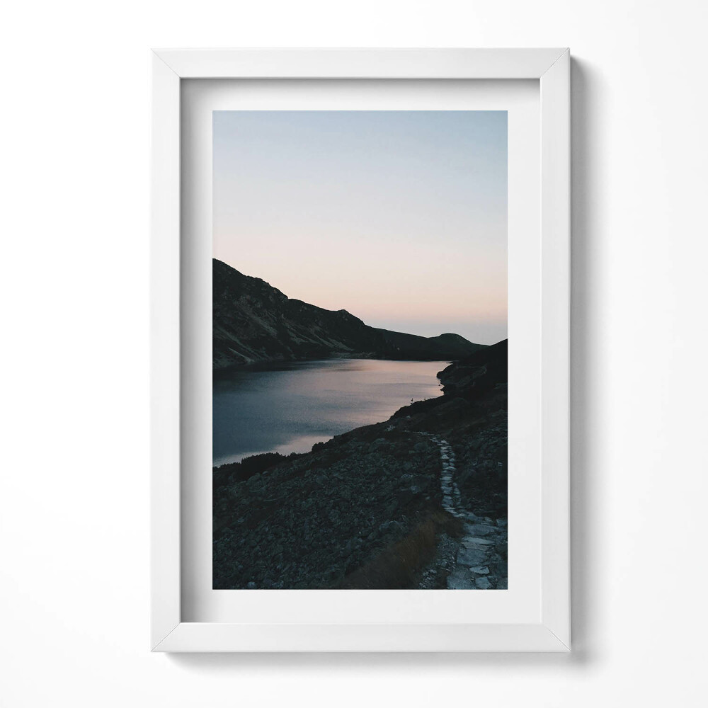 Tablou rama decorativ Lacul și Munții Tatra