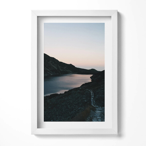 Tablou rama decorativ Lacul și Munții Tatra