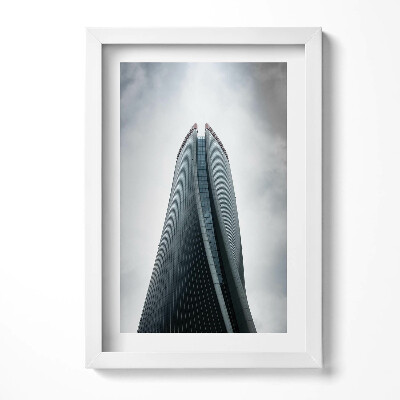 Tablou living cu rama decorativ Zgârie-nori în Milano