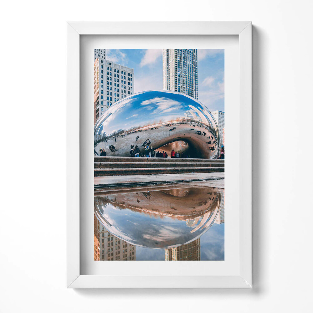 Tablou rama decorativ Poarta Norilor din Chicago