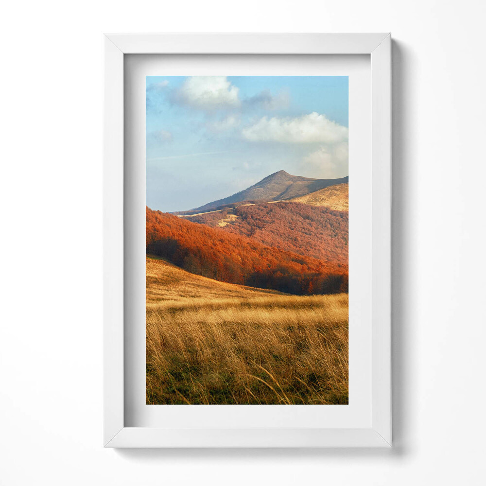 Tablou rama decorativ Peisaj montan în toamnă