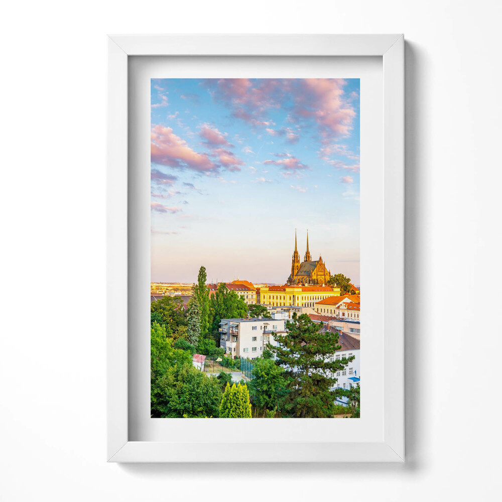 Tablou rama decorativ Clădiri Brno Republica Cehă