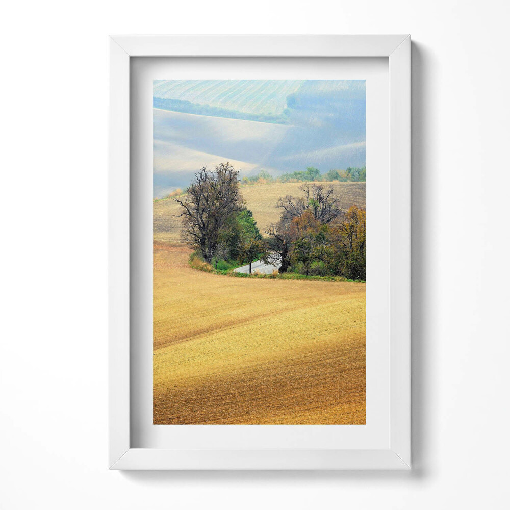 Tablou rama decorativ Peisajul rural din Moravia