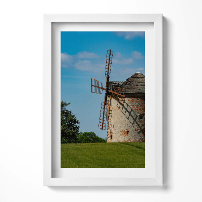 Tablou rama decorativ Moara de vânt din Moravia